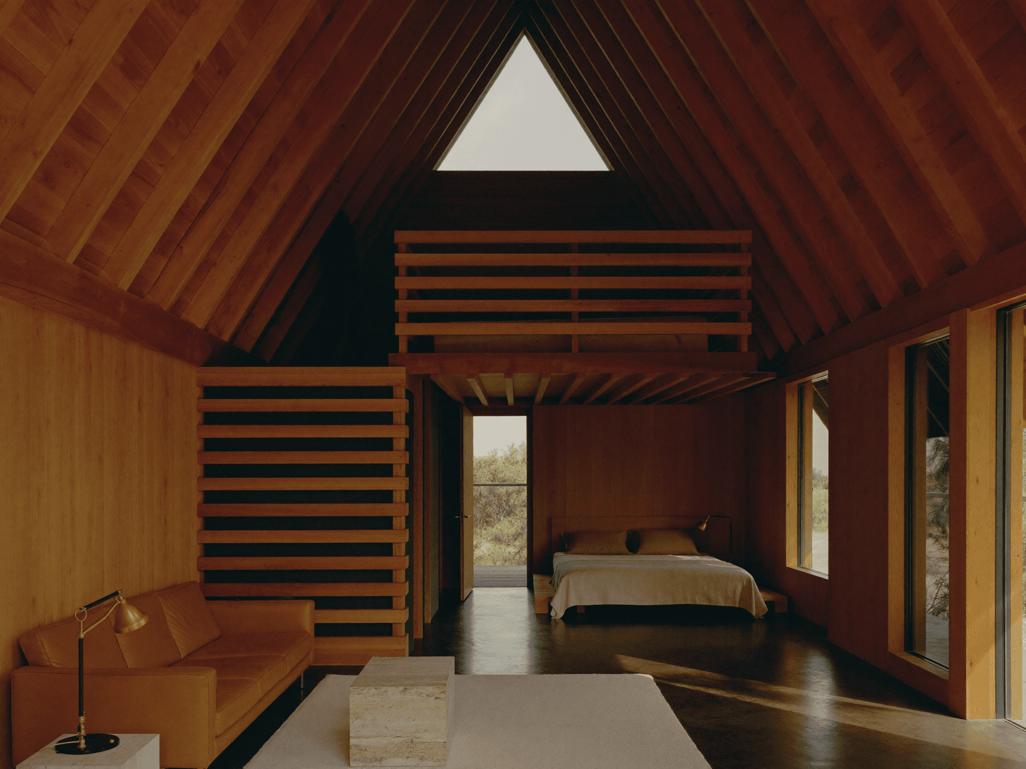 A-Frame interior