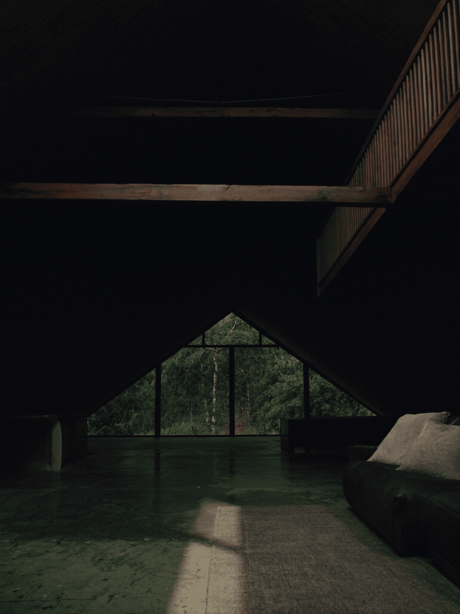 A-Frame interior
