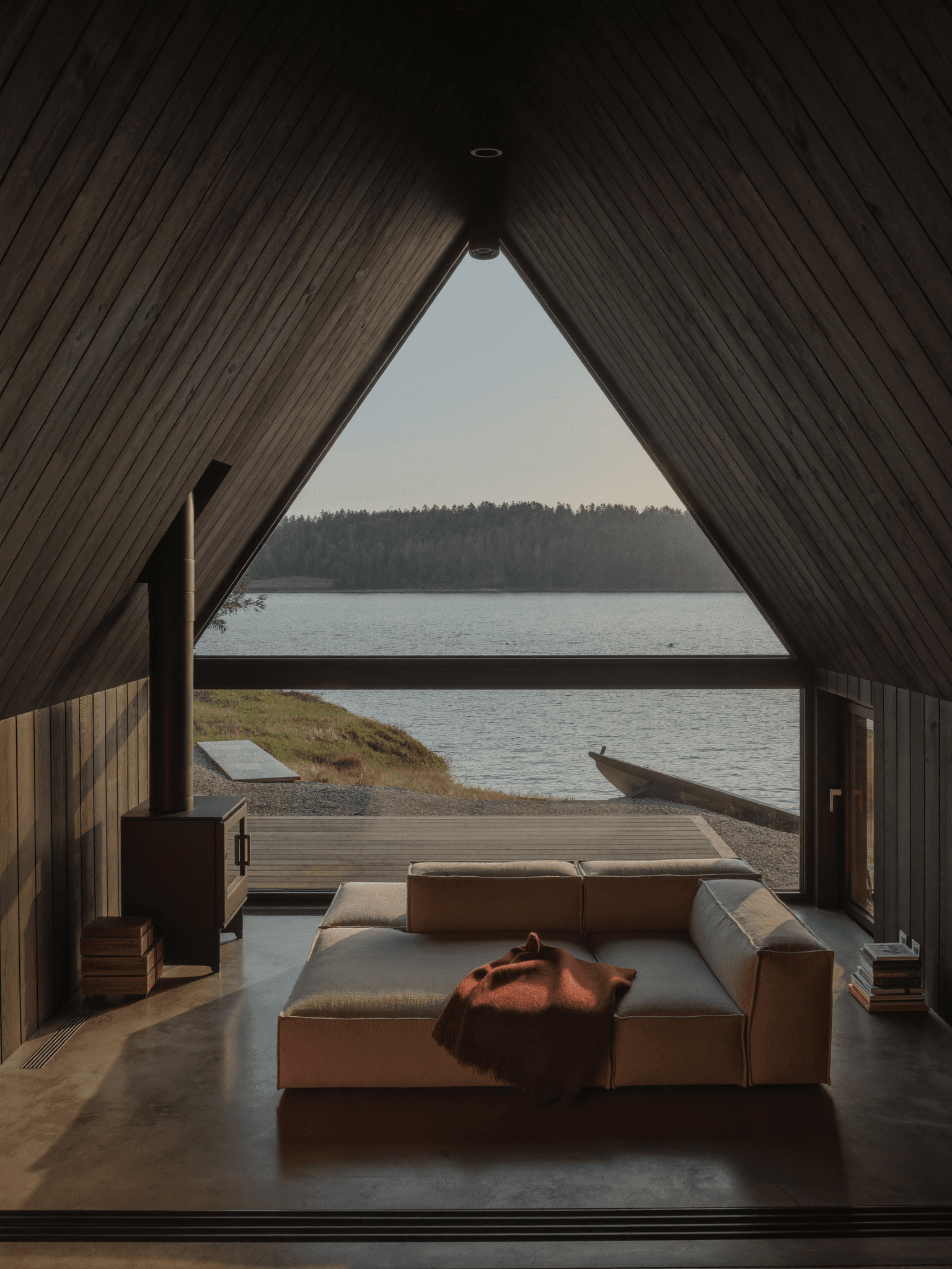 A-Frame interior
