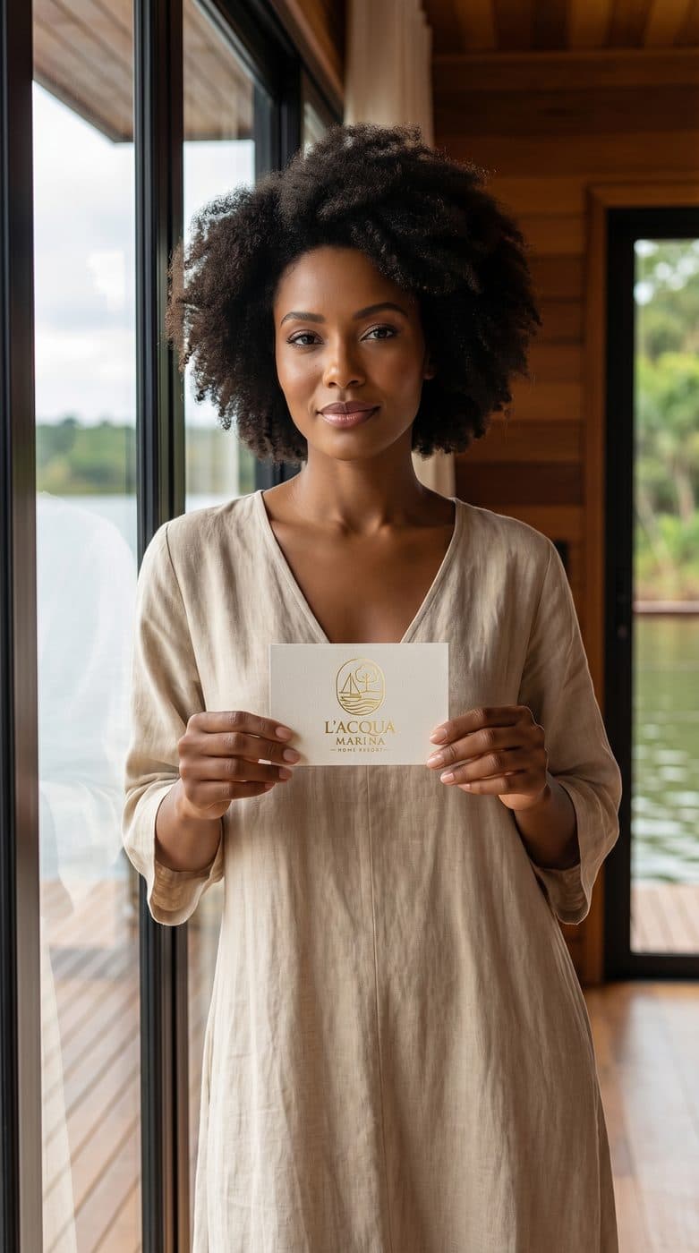 Card editorial · interior composed