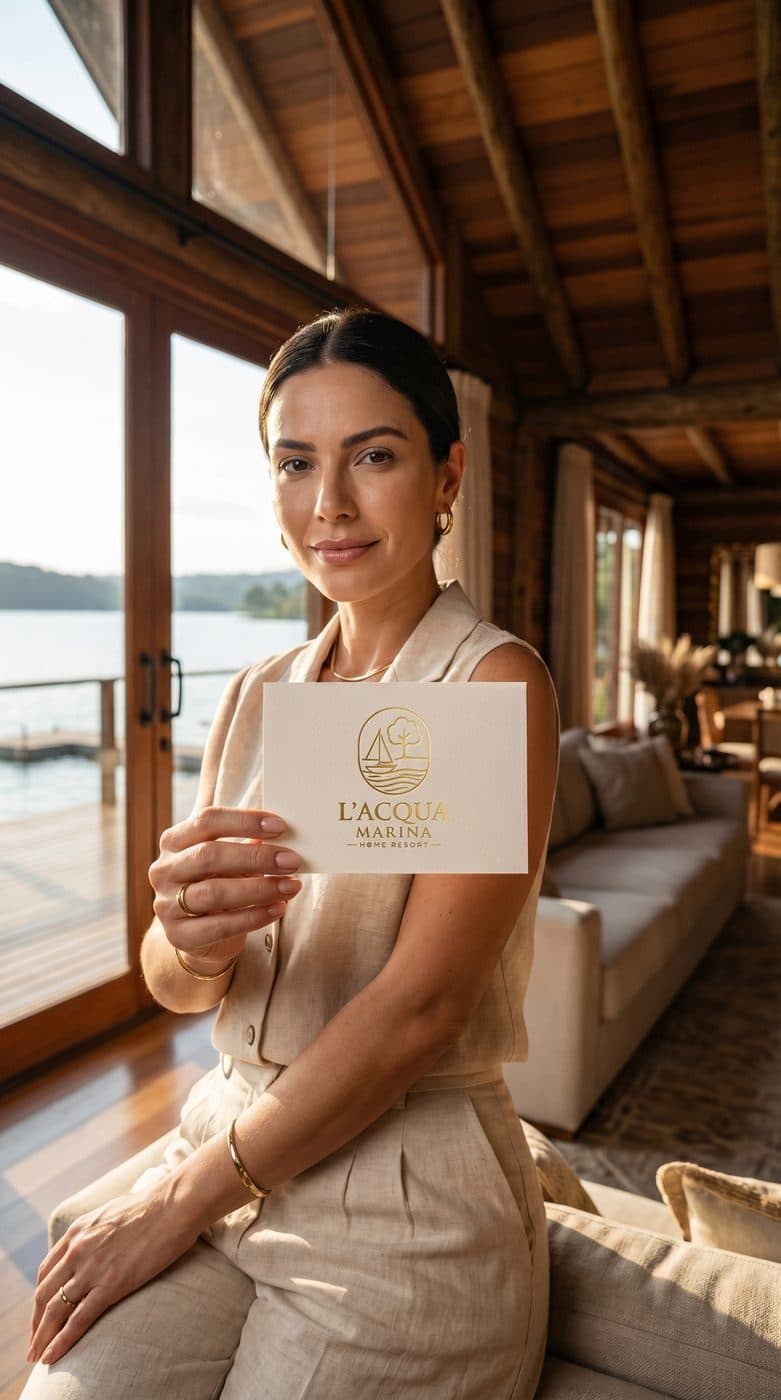 Lifestyle · interior com vista lago