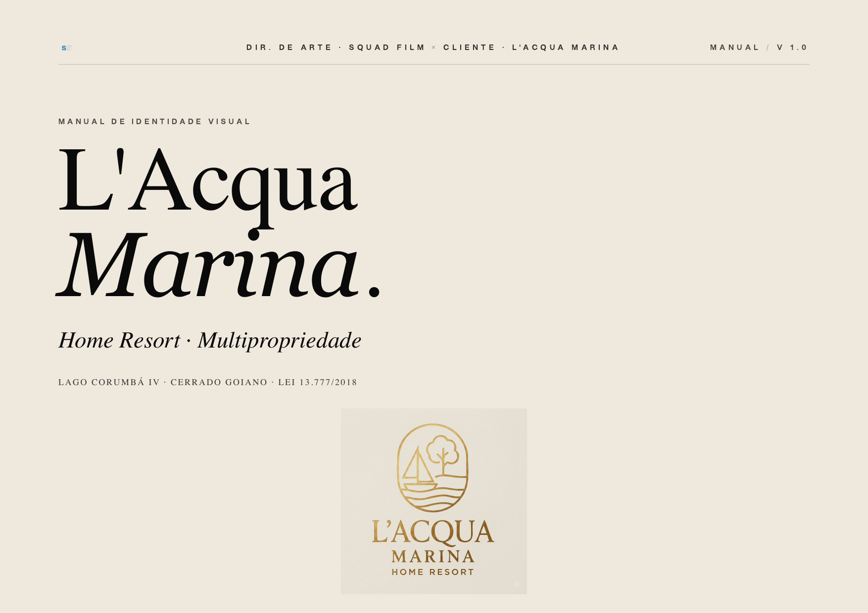 Capa · Manual de Identidade Visual