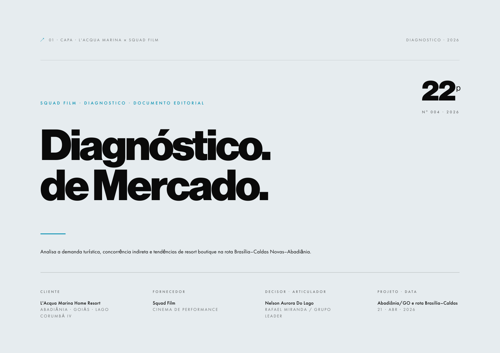 Capa · Diagnóstico de Mercado