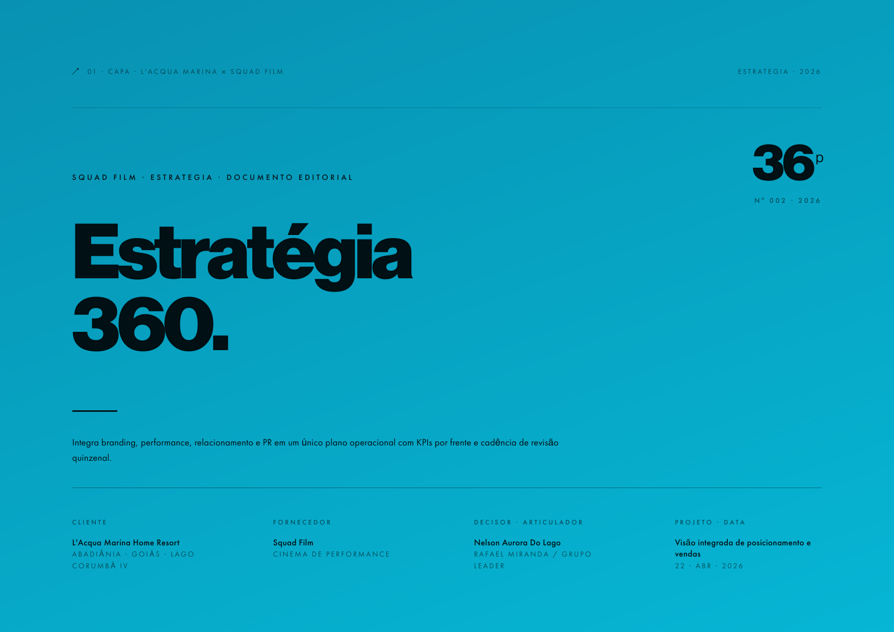 Capa · Estratégia 360